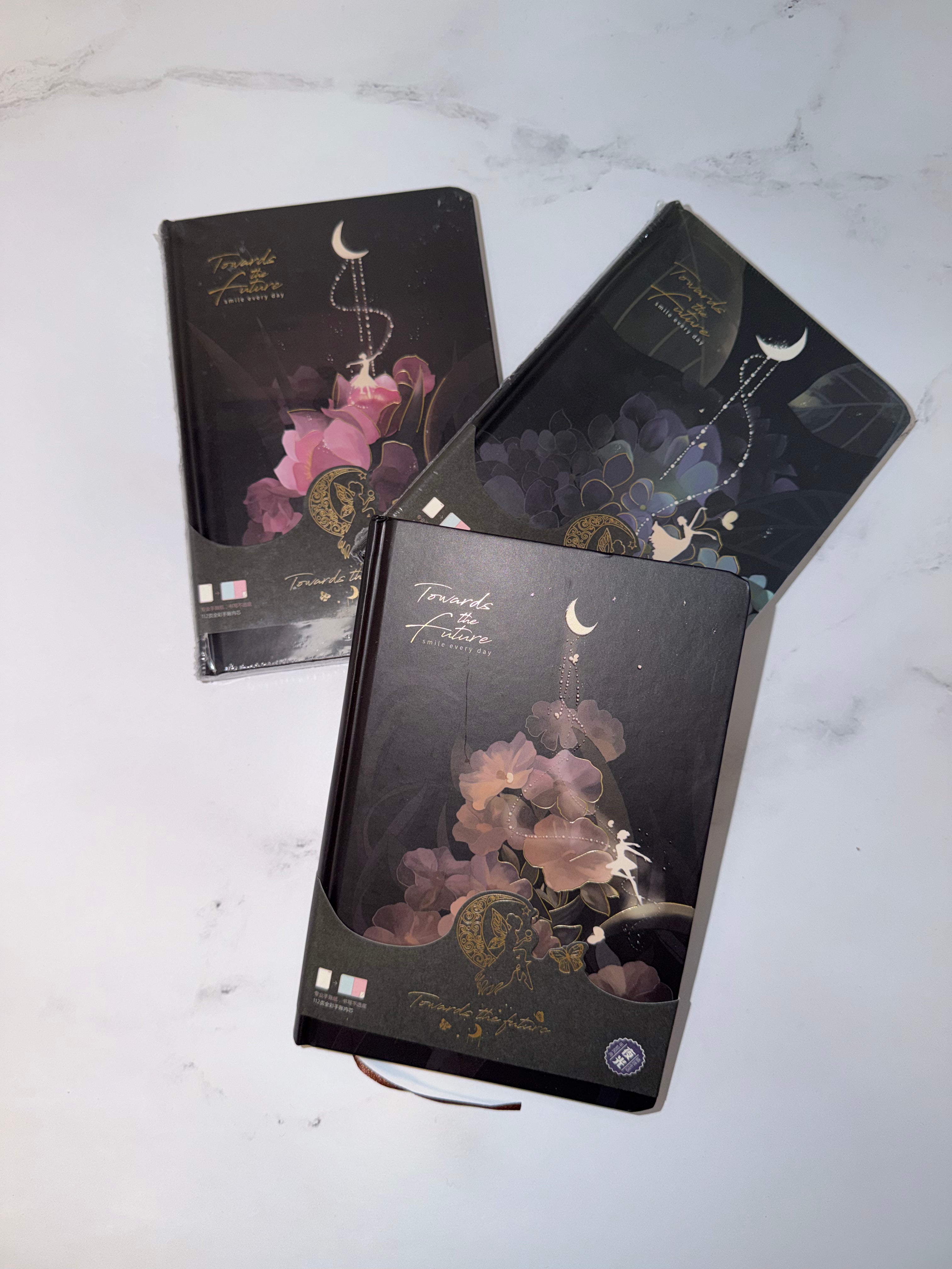 Creative Personality Moonlight Ballet Hardcover-Notebook set of 3
